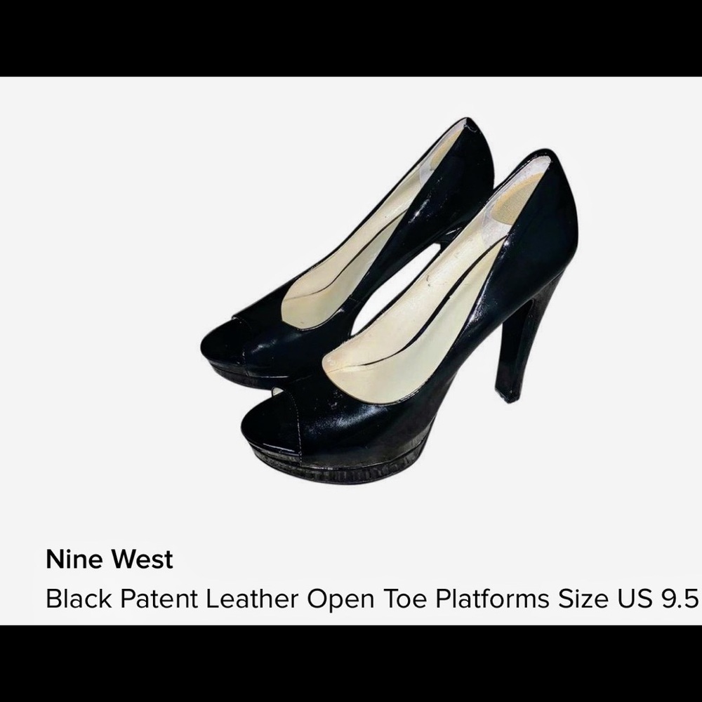 💙💜NINE WEST💙💜PLATFORM OPEN TOE PUMPS💙💜